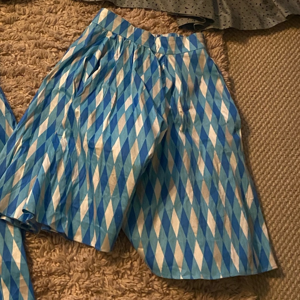 PUG diamond skirt blue size l
